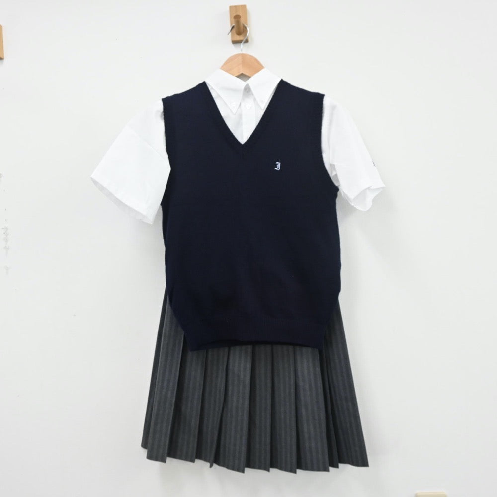東京都 岩倉高等学校 女子制服 4点 sf009940