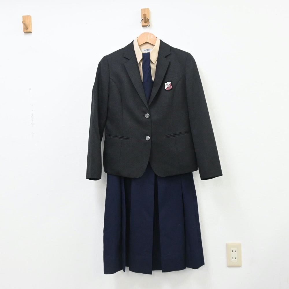 中古制服】長野県 長野清泉女学院高等学校 女子制服 8点（ニット・シャツ・ブレザー・ジャンパースカート）sf010314【リサイクル学生服】 | 中古 制服通販パレイド