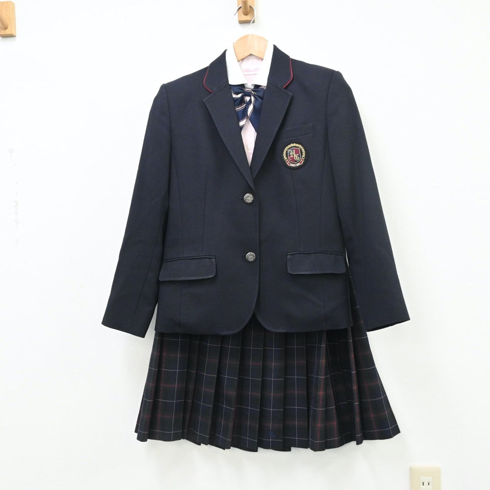 ☆大阪府 羽衣学園高校 [現行制服 サイズM] 夏服冬服中間服 パイピングブレザー - コスプレ衣装