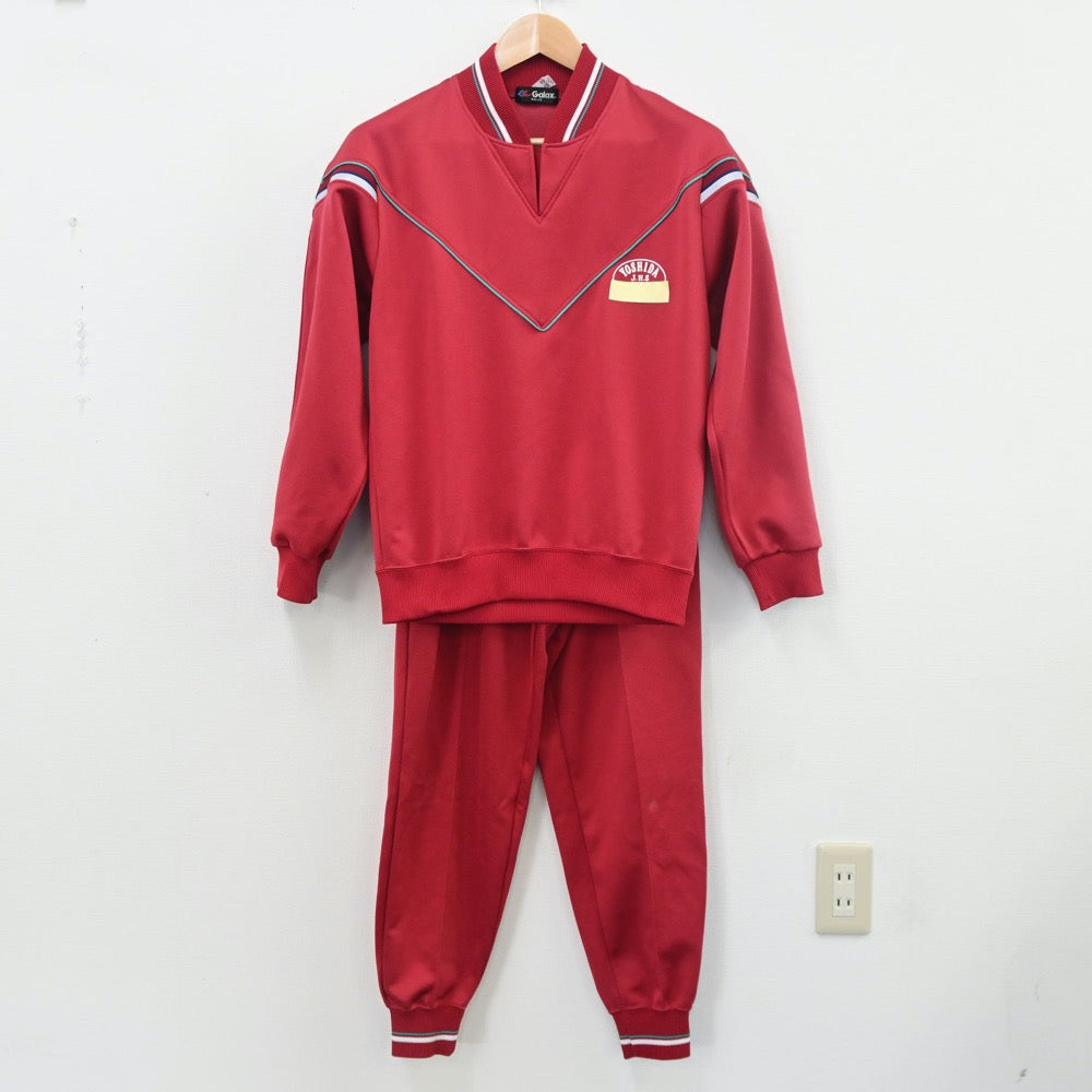 【中古】山梨県 吉田中学校 女子制服 4点（体操服 上・体操服 下・ジャージ 上・ジャージ 下）sf010542