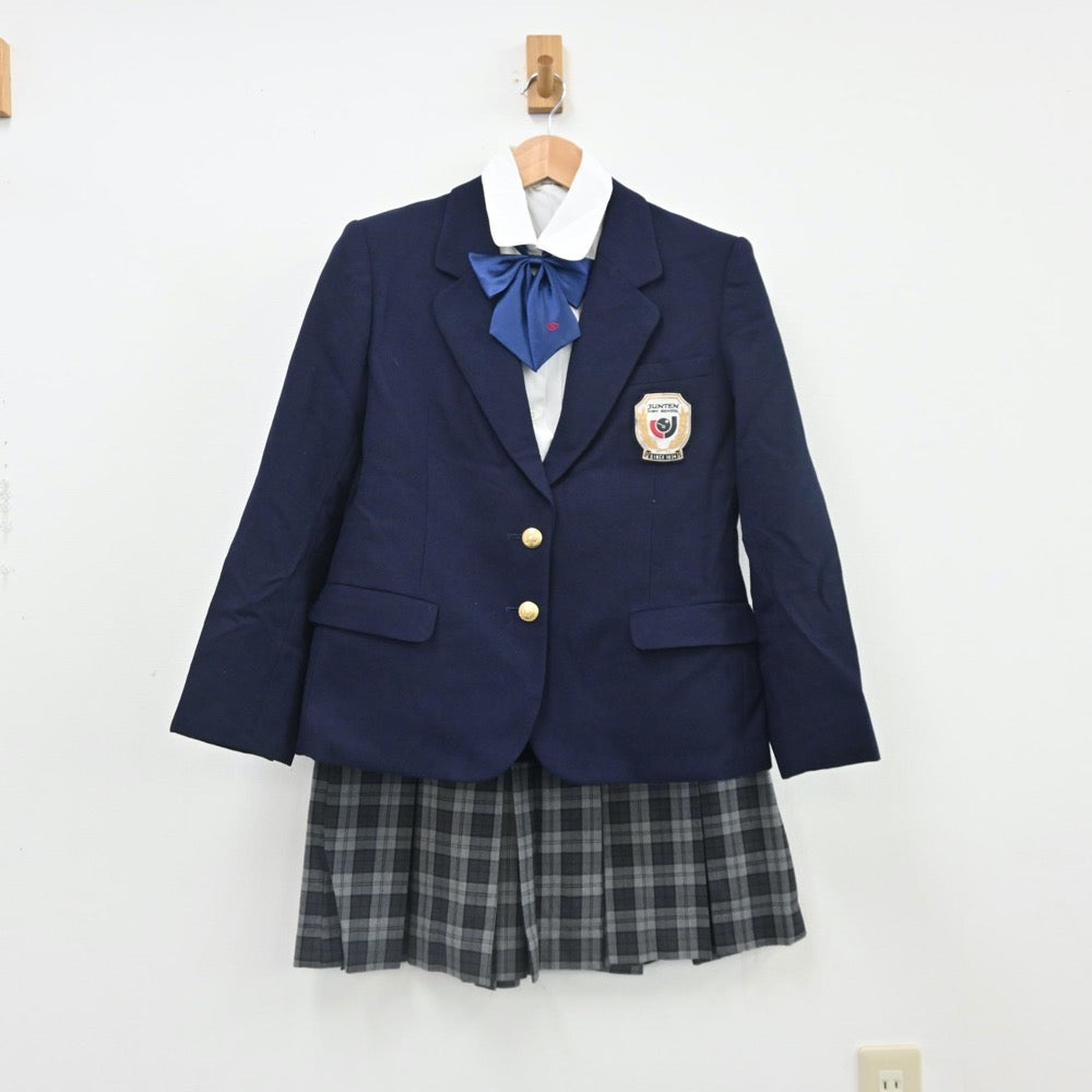 中古制服】東京都 順天高等学校 女子制服 5点（ブレザー・シャツ・ニット・スカート）sf010688【リサイクル学生服】 | 中古制服通販パレイド