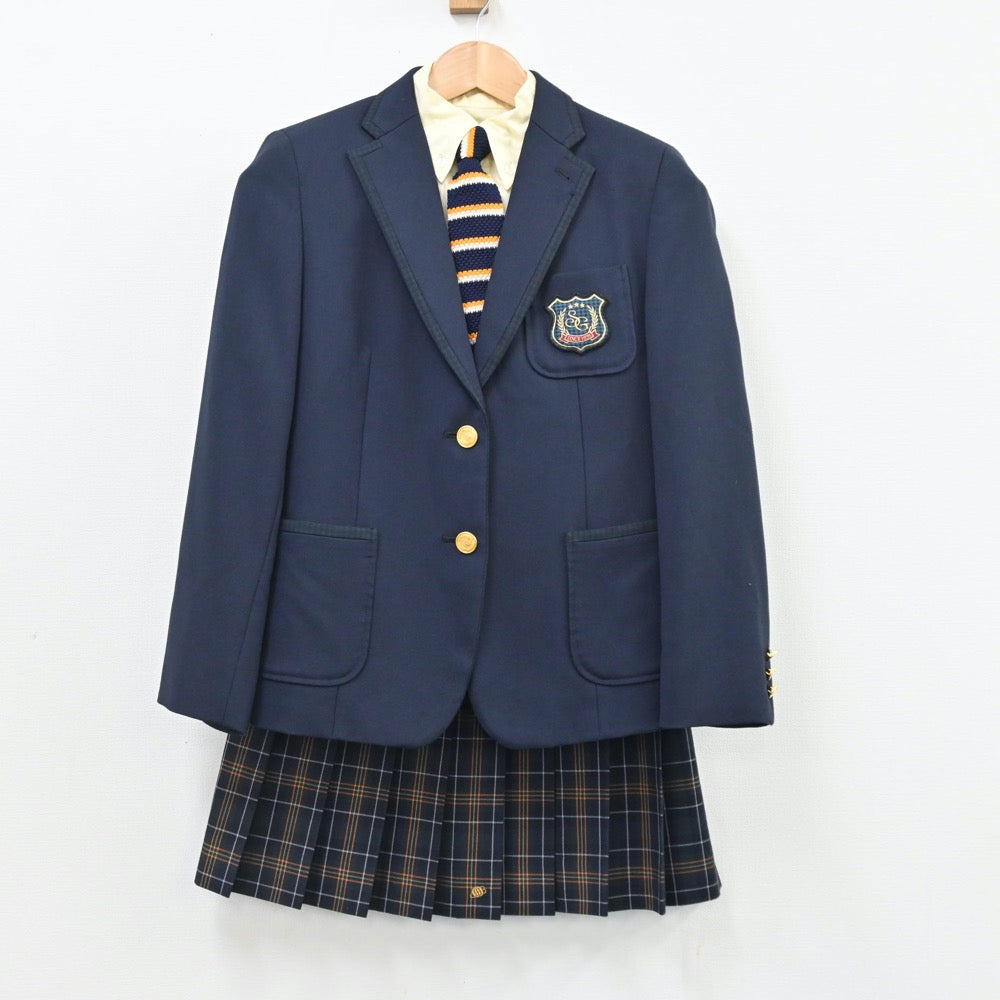 中古制服】兵庫県 園田学園高等学校 女子制服 6点（ブレザー・シャツ