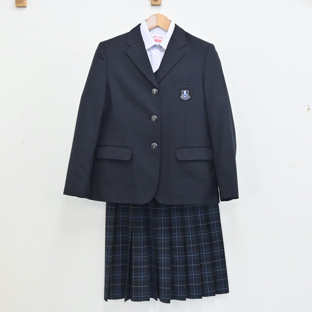 中古制服】兵庫県 神戸市立北神戸中学校 女子制服 4点（ブレザー・シャツ・ニット・スカート）sf010751【リサイクル学生服】 | 中古制服 通販パレイド