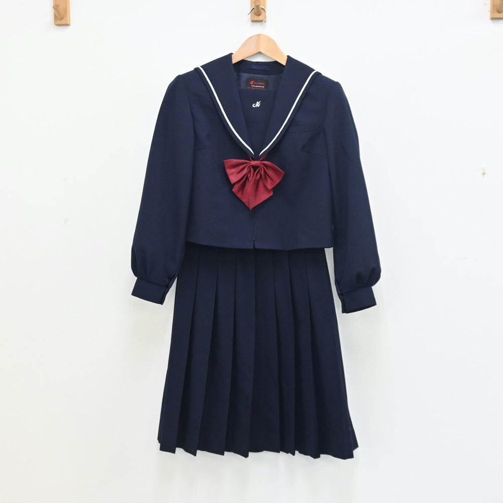 中古制服】北海道 北海道恵庭市立恵み野中学校 女子制服 2点（セーラー服・スカート）sf010784【リサイクル学生服】 | 中古制服通販パレイド