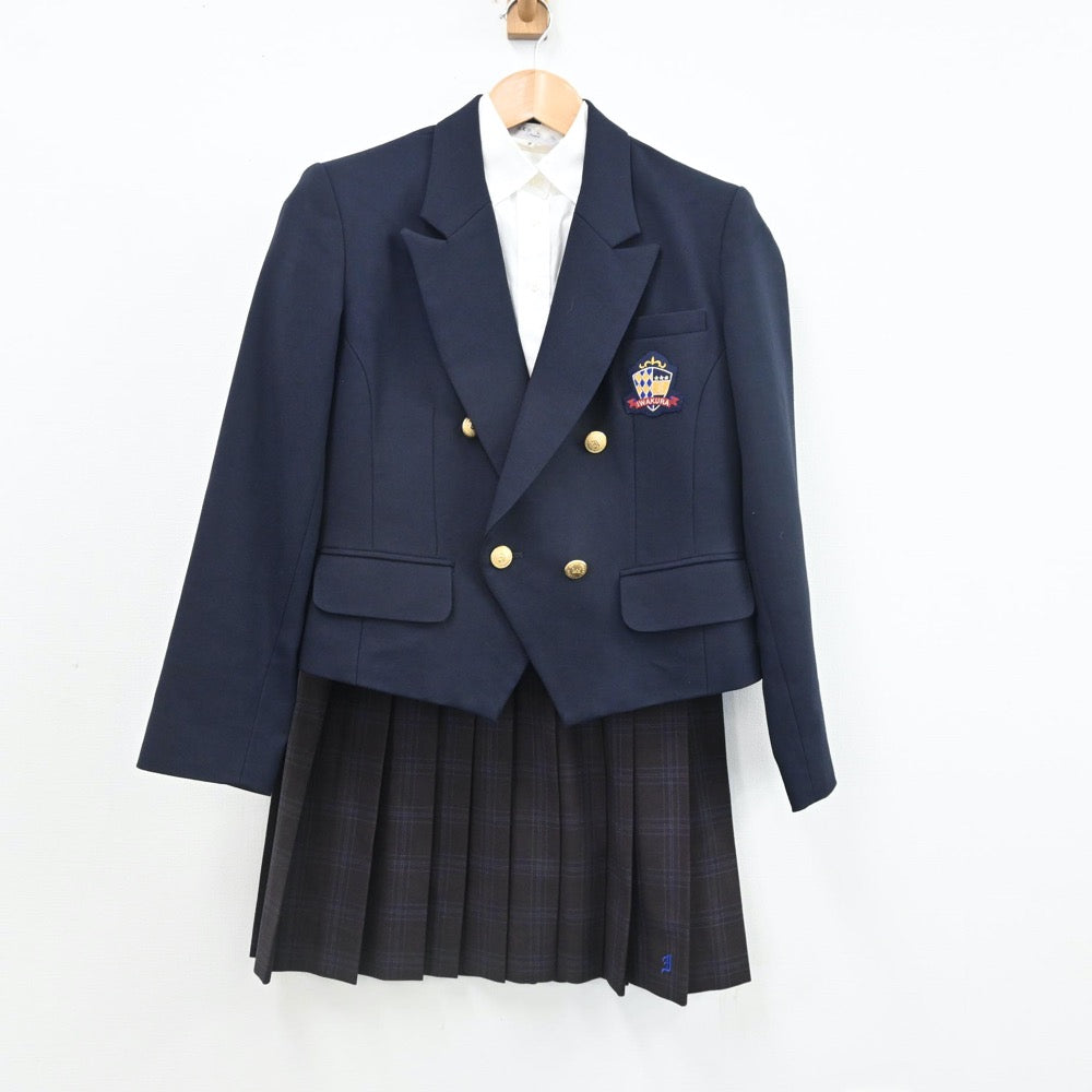 中古制服】愛知県 岩倉総合高等学校 女子制服 3点（ブレザー