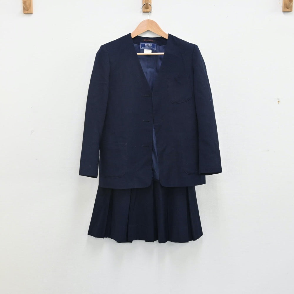 中古制服】東京都 杉並区立中瀬中学校 女子制服 3点（ブレザー
