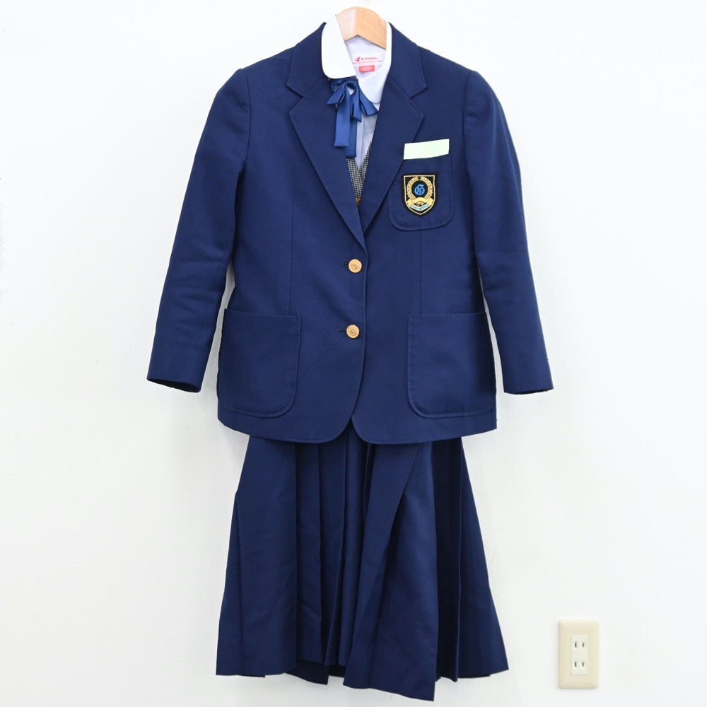 中古制服】福岡県 太宰府市立学業院中学校 女子制服 6点（ブレザー・シャツ・ベスト・スカート）sf011307【リサイクル学生服】 | 中古制服 通販パレイド