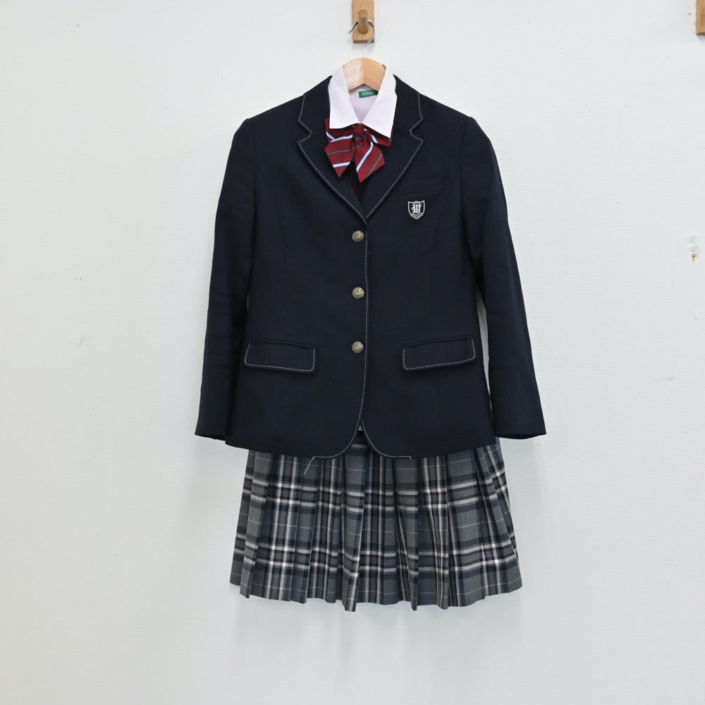 中古制服】福岡県 福岡大学附属若葉高等学校 女子制服 5点（ブレザー・シャツ・ニットベスト・スカート）sf011348【リサイクル学生服】 | 中古制服 通販パレイド