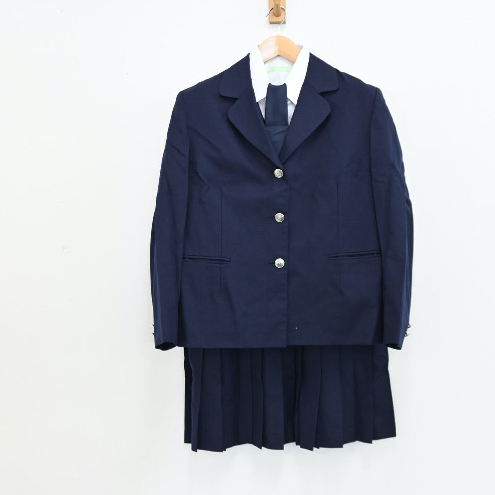 【中古】神奈川県 綾瀬市立綾北中学校 女子制服 5点（ブレザー・シャツ・ベスト・スカート）sf011355