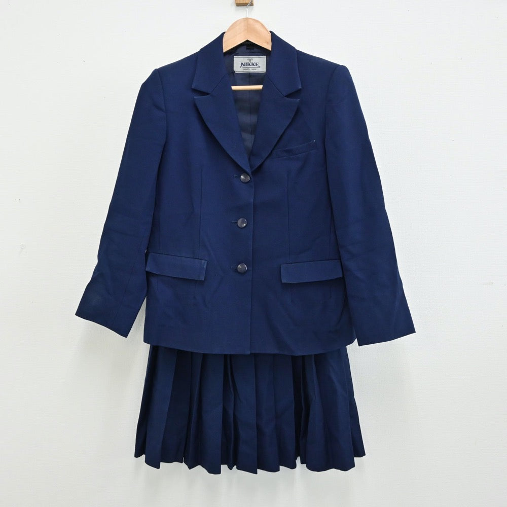 【中古】千葉県 習志野市立習志野高等学校 女子制服 3点（ブレザー・ベスト・スカート）sf011444