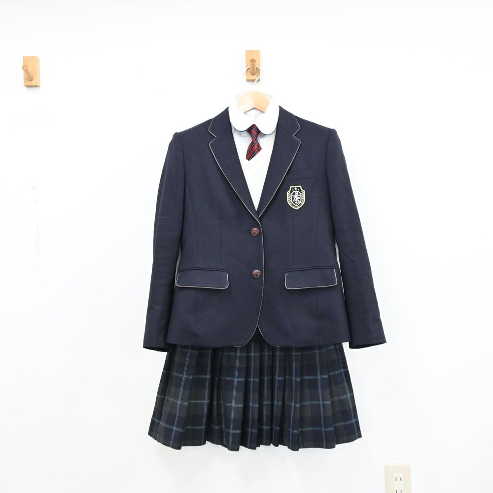 中古制服】静岡県 浜松私立聖星高等学校 女子制服 6点（ブレザー・シャツ・ニット・スカート）sf011475【リサイクル学生服】 | 中古制服 通販パレイド