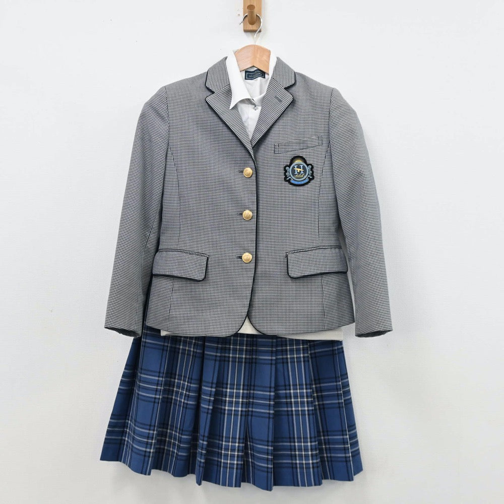 中古制服】福岡県 博多高等学校 女子制服 4点（ブレザー・シャツ・ニットベスト・スカート）sf011569【リサイクル学生服】 | 中古制服通販パレイド