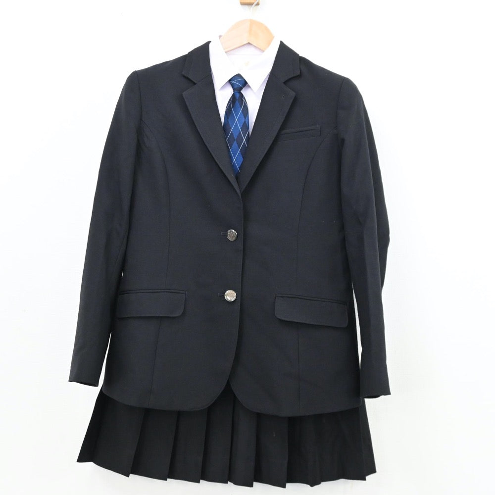 【中古】東京都 共立女子高等学校 女子制服 5点（ブレザー・シャツ・ニット・スカート）sf011576