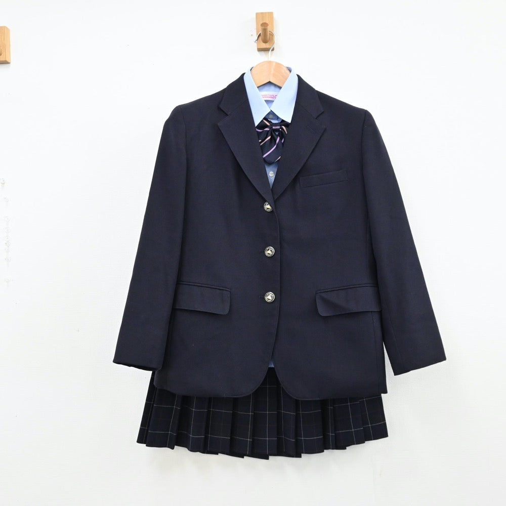 最大割引東京都 中央大学高等学校 女子制服 5点 sf005286 学生服