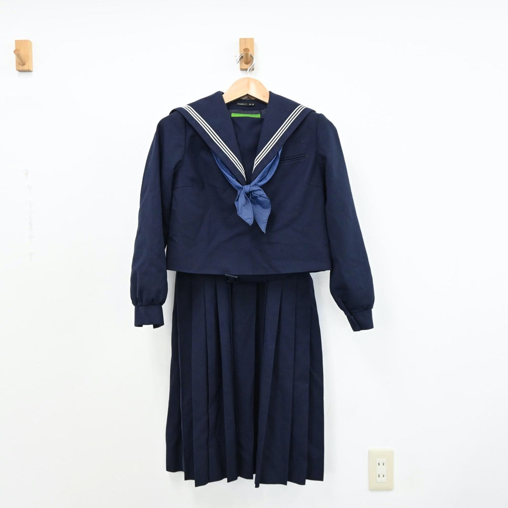 中古制服】福岡県 香椎第2中学校 女子制服 3点（セーラー服・ジャンパースカート）sf011690【リサイクル学生服】 | 中古制服通販パレイド