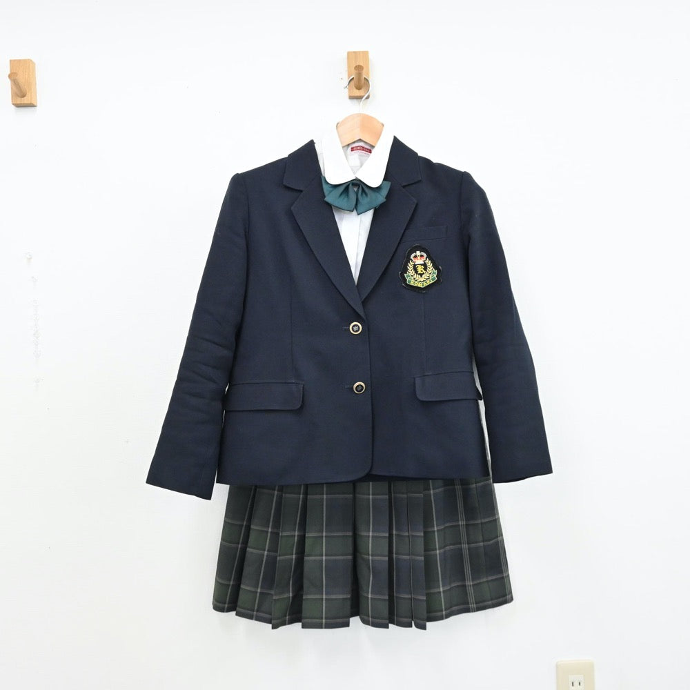 【中古】愛知県 小牧高等学校 女子制服 4点（ブレザー・シャツ・スカート）sf011701