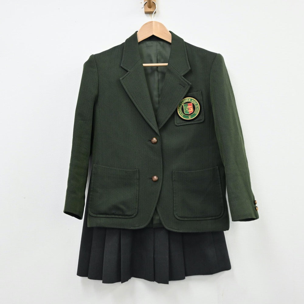 中古制服】神奈川県 洗足学園中学高等学校 女子制服 5点（ブレザー 