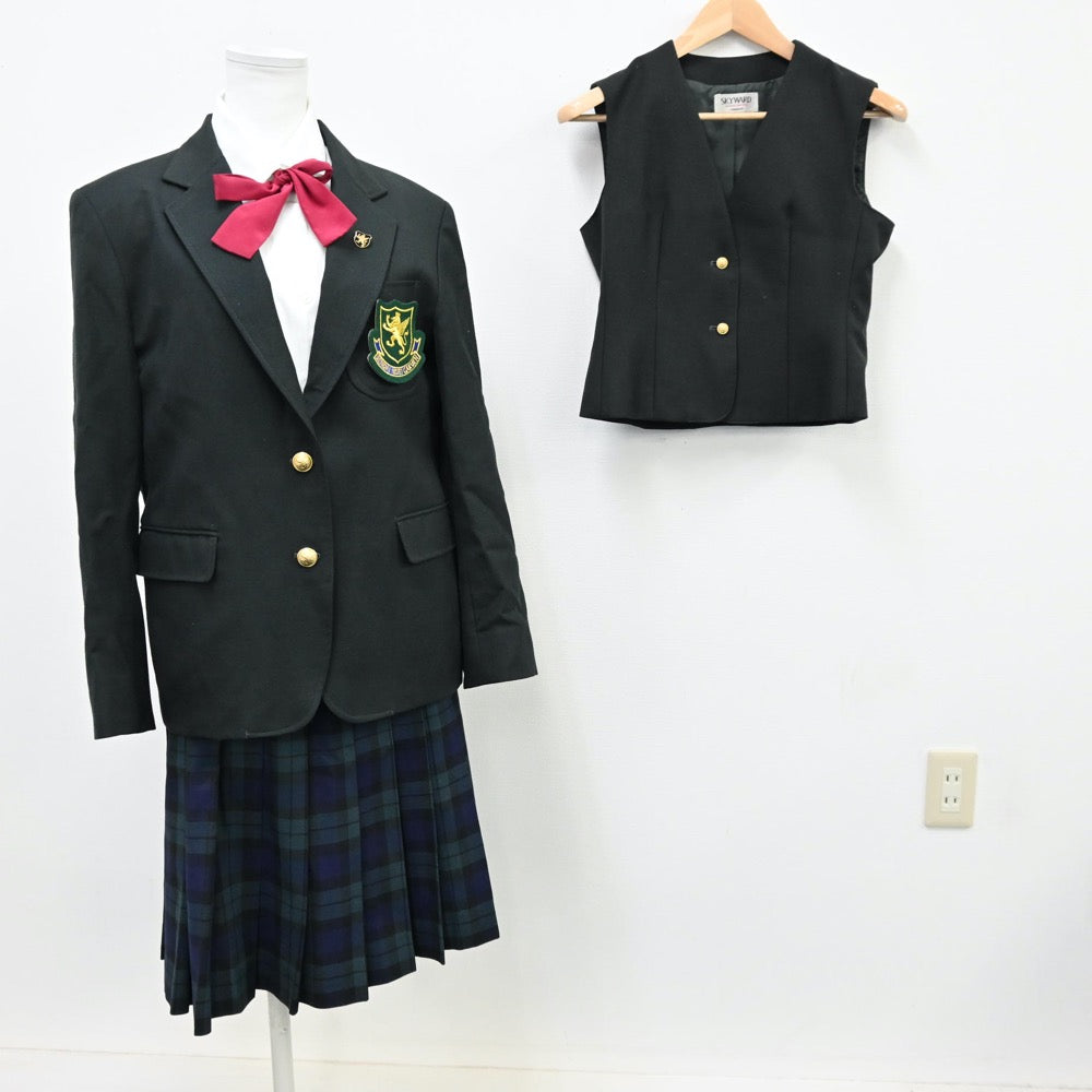 中古制服】宮城県 仙台育英学園高等学校 女子制服 5点（ベスト・シャツ・スカート）sf011934【リサイクル学生服】 | 中古制服通販パレイド