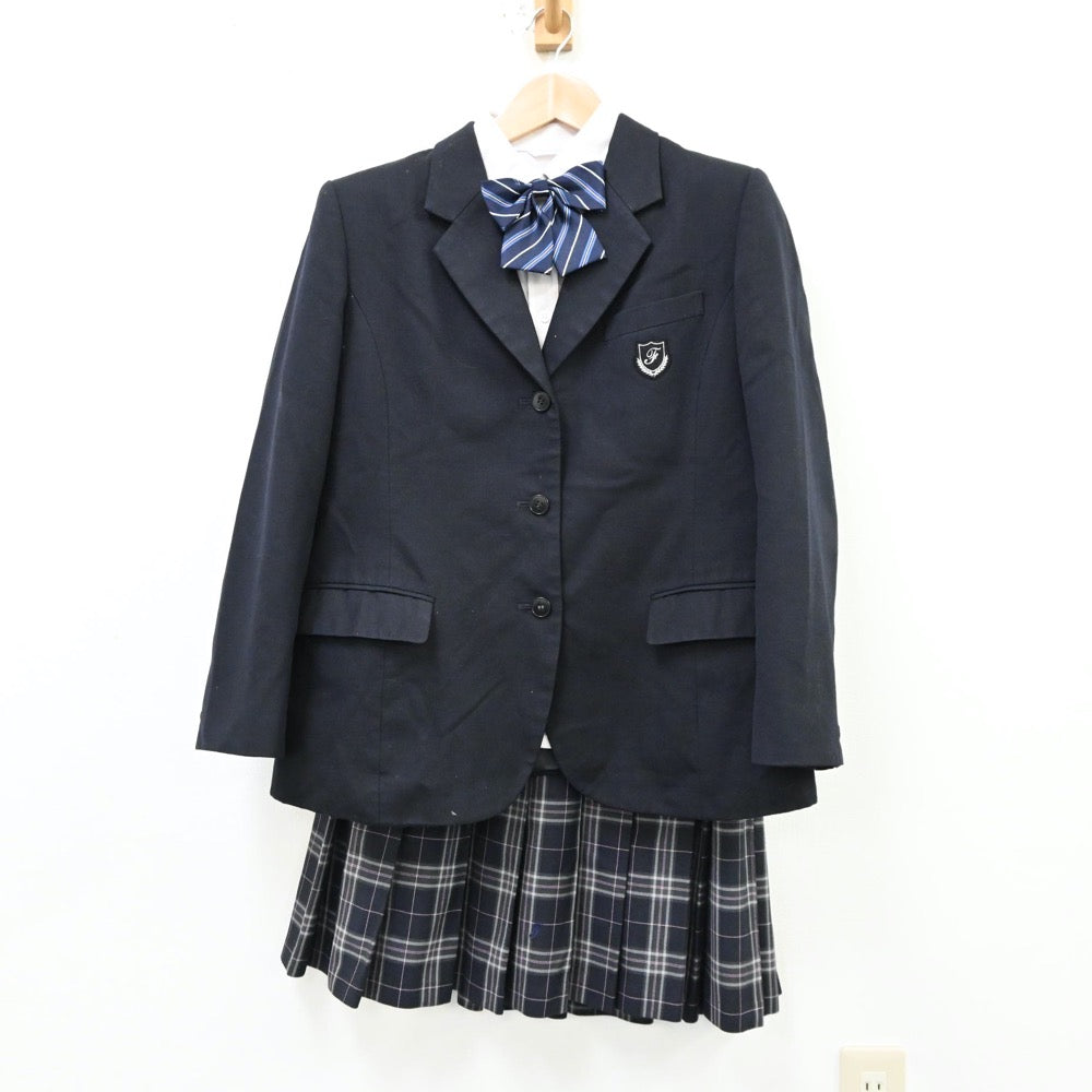 中古制服】鹿児島県 吹上高等学校 女子制服 5点（ブレザー・ニット・シャツ・スカート）sf012074【リサイクル学生服】 | 中古制服通販パレイド