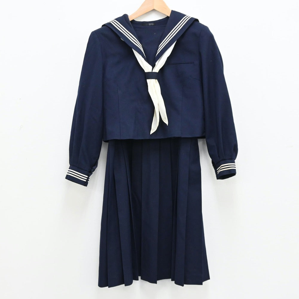 中古制服】千葉県 第六中学校 女子制服 3点（セーラー服・ジャンパースカート）sf012176【リサイクル学生服】 | 中古制服通販パレイド