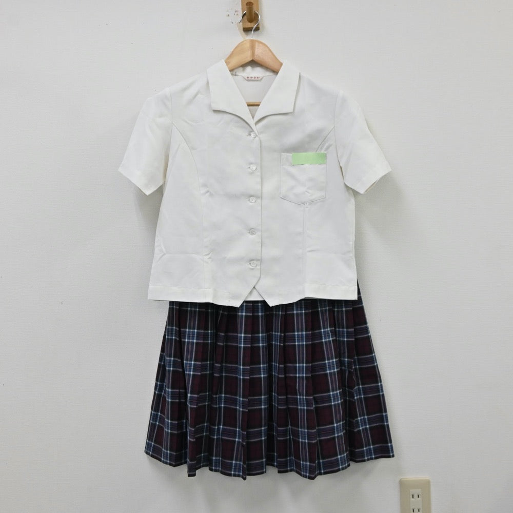 中古制服】福岡県 福間東中学校 女子制服 3点（セーラー服