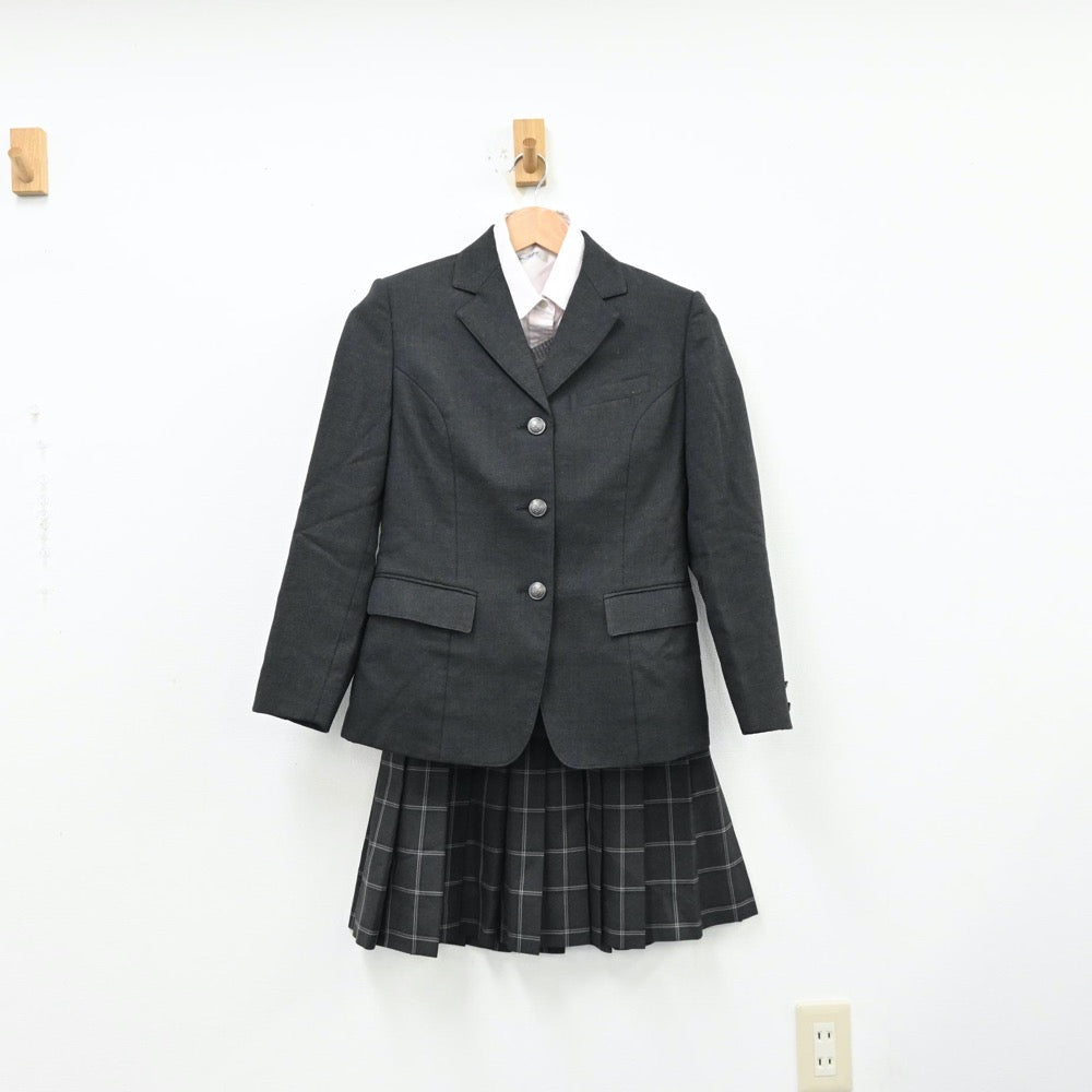 中古制服】茨城県 私立大成女子高等学校 女子制服 5点（ブレザー