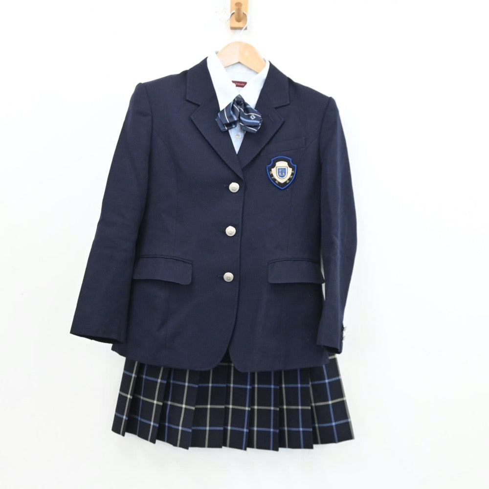 中古制服】愛知県 日本福祉大学付属高等学校 女子制服 5点（ブレザー・シャツ・ニット・スカート）sf012554【リサイクル学生服】 | 中古制服 通販パレイド