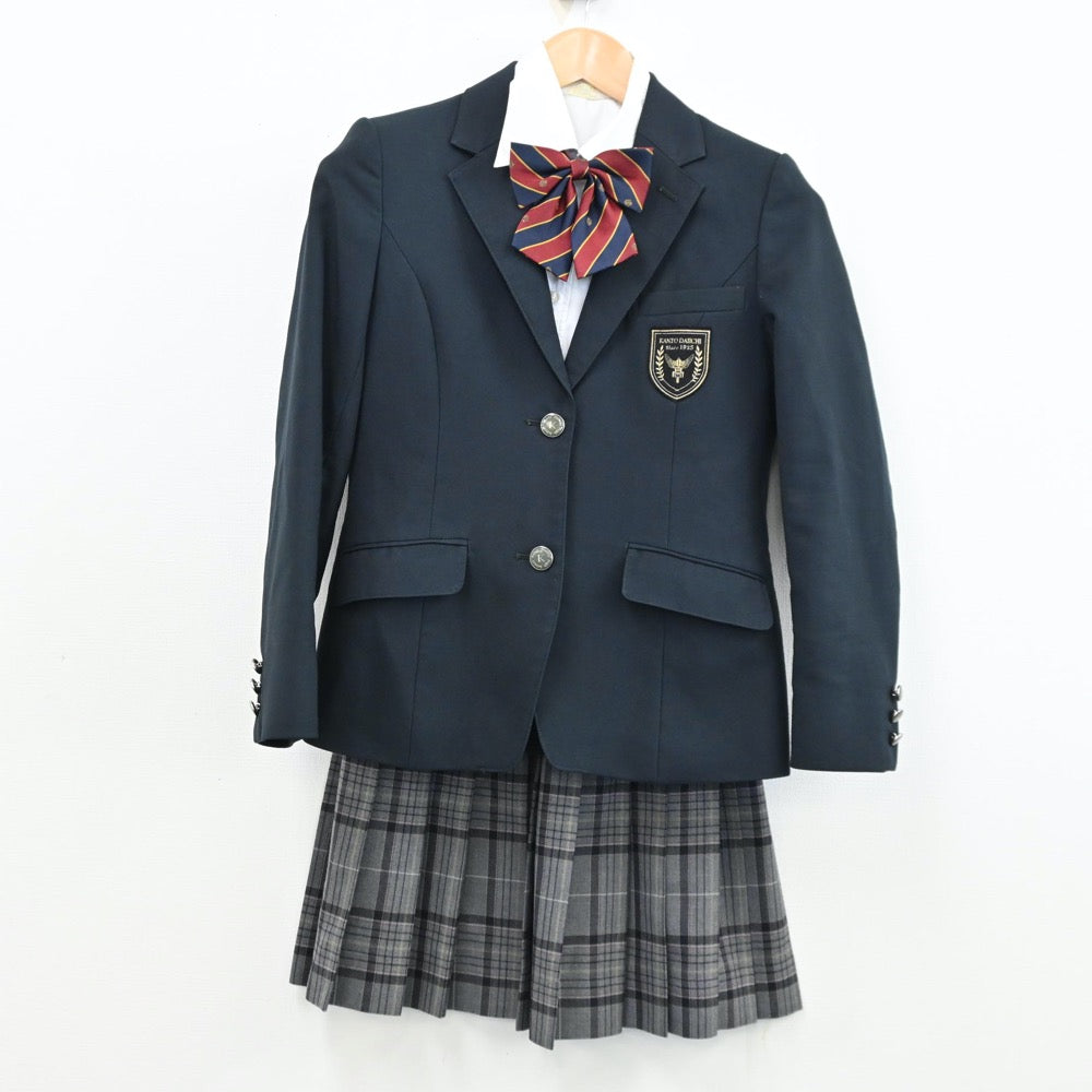 【中古】東京都 関東第一高等学校 女子制服 4点（ブレザー・シャツ・ニット・スカート）sf012604