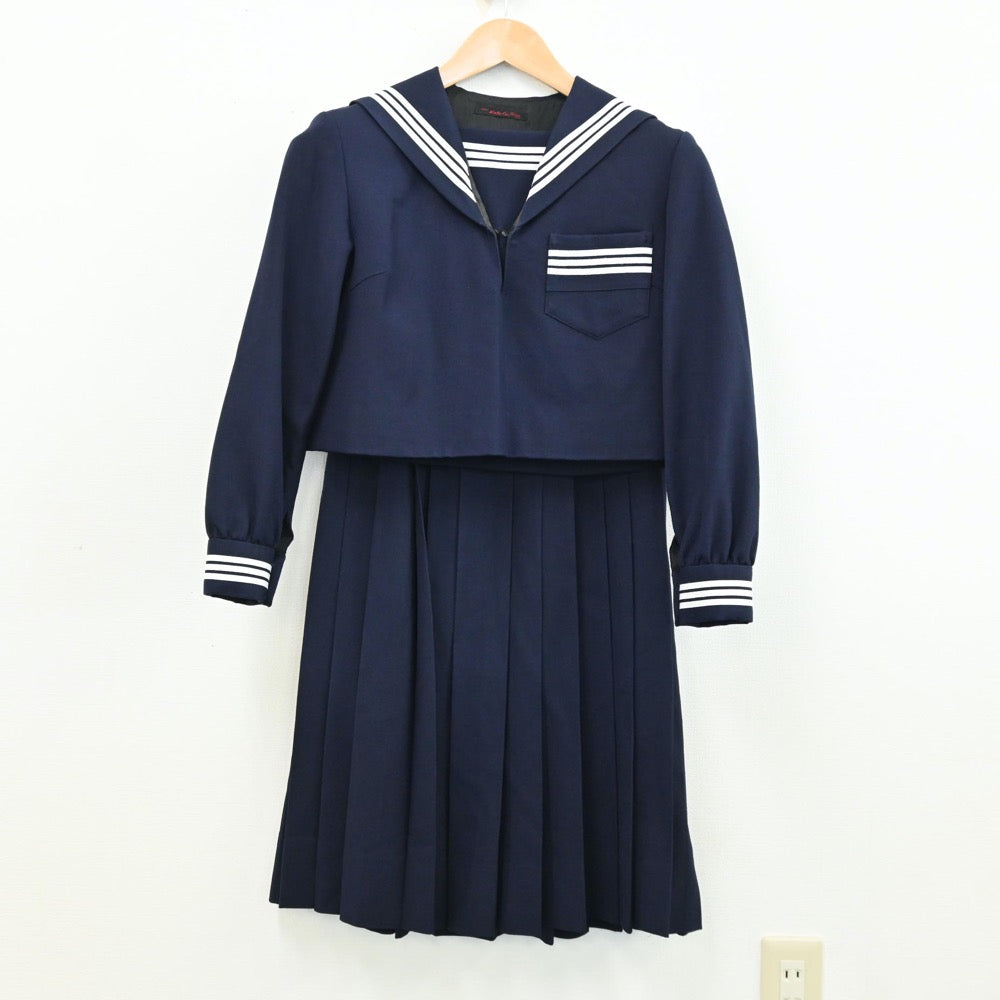 中古制服】兵庫県 神戸私立甲南女子高等学校 女子制服 2点（セーラー服