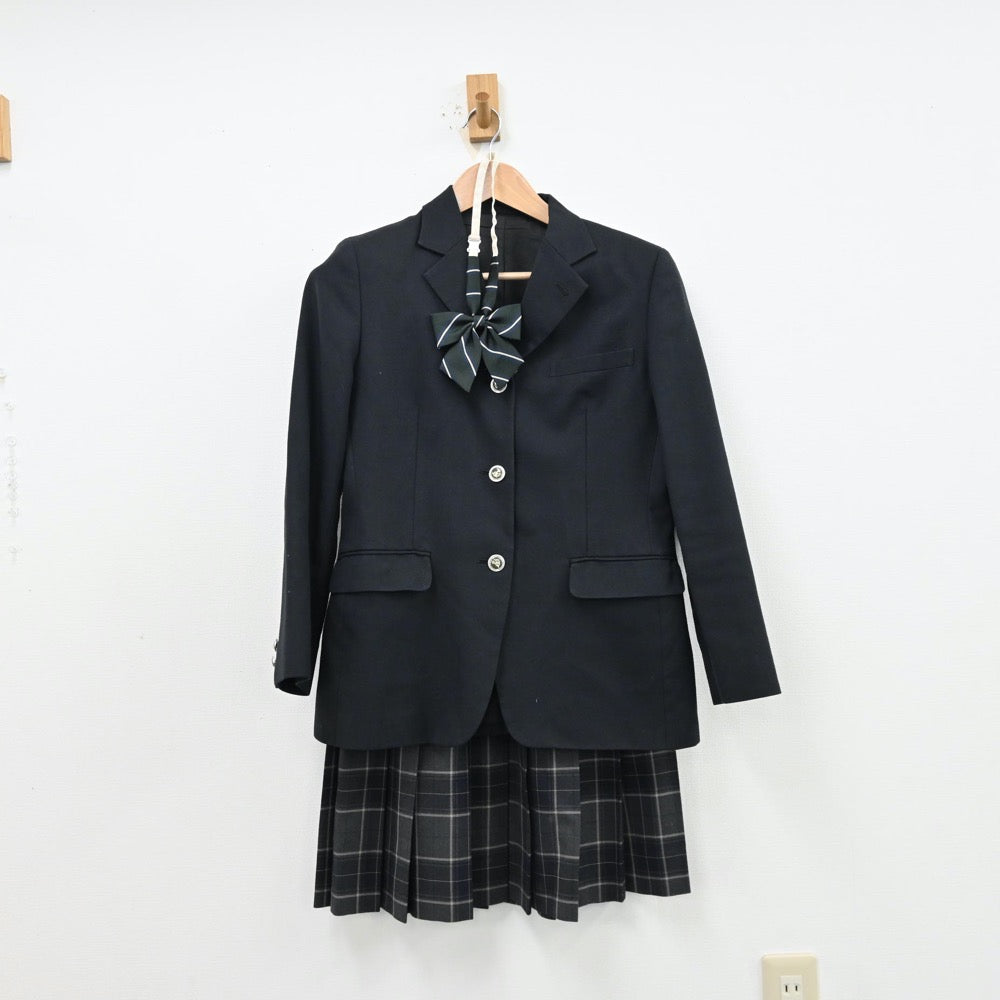 中古制服】神奈川県 川崎北高等学校 女子制服 3点（ブレザー・スカート