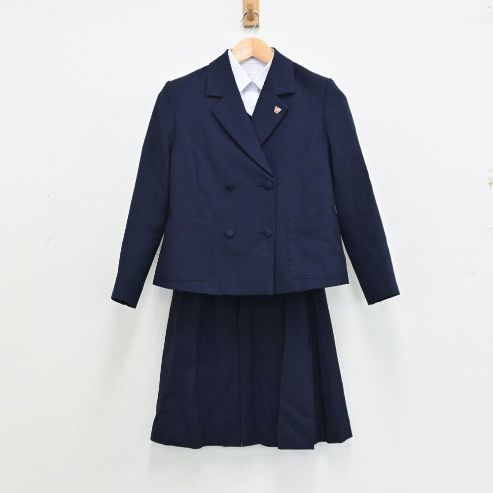 中古制服】茨城県 茨城県立古河第一高等学校 女子制服 4点（ブレザー