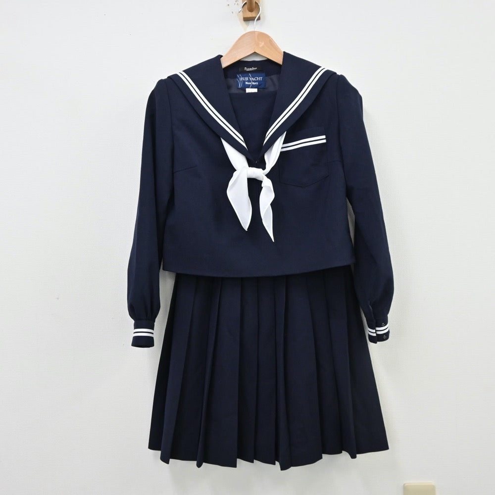 中古制服】山口県 佐波中学校 女子制服 3点（セーラー服・スカート）sf013024【リサイクル学生服】 | 中古制服通販パレイド