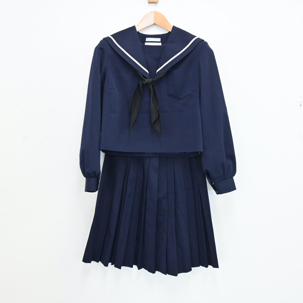 中古制服】愛知県 岡崎商業高等学校 女子制服 3点（セーラー服・スカート）sf013075【リサイクル学生服】 | 中古制服通販パレイド