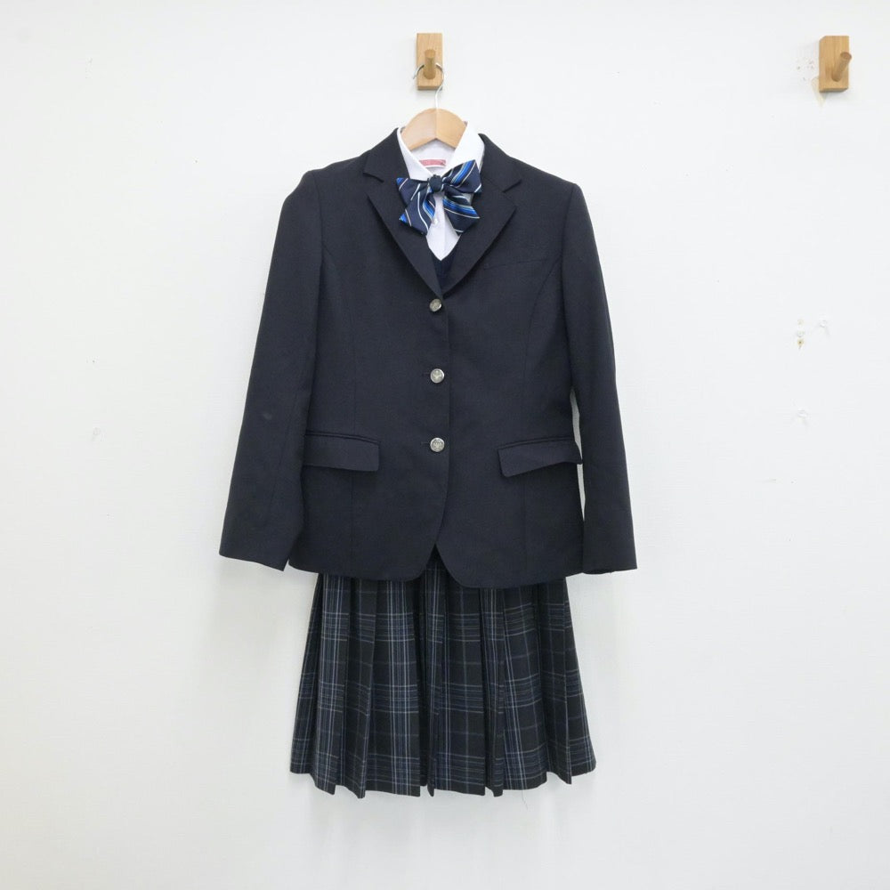 中古制服】北海道 東川町立東川中学校 女子制服 5点（ブレザー・シャツ・ニットベスト・スカート）sf013167【リサイクル学生服】 | 中古制服 通販パレイド