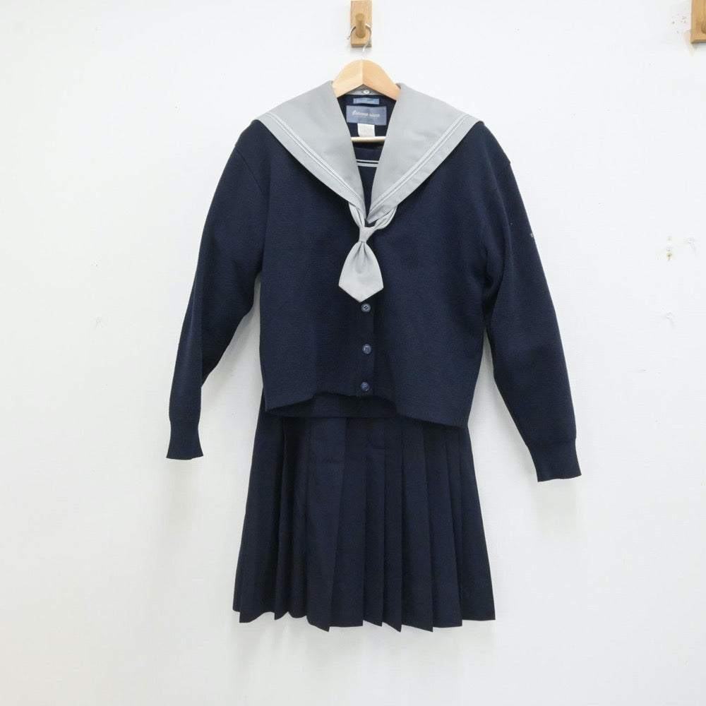 中古制服】大阪府 四天王寺中学校 女子制服 3点(セーラー服 中古制服】大阪府 四天王寺中学校 女子制服 3点(セーラー服