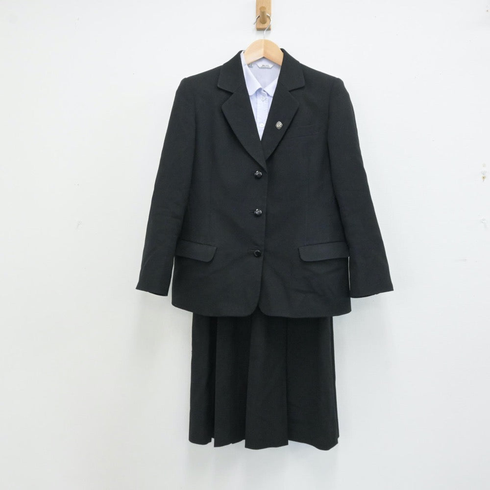 中古制服】群馬県 群馬県桐生市立商業高等学校 女子制服 4点（ブレザー 