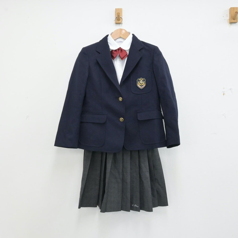 高校女子制服 コート新品未使用 ＆ 通学カバン（中古）の通販 by ふうりふわり's shop｜ラクマ - ピーコート