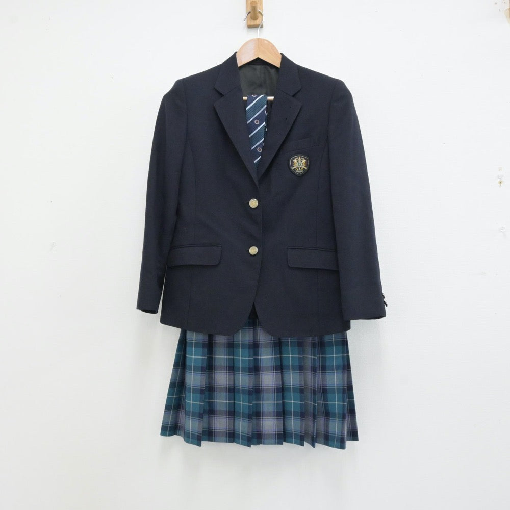 【中古】東京都 立正大学付属 立正高等学校 女子制服 3点（ブレザー・スカート）sf013244