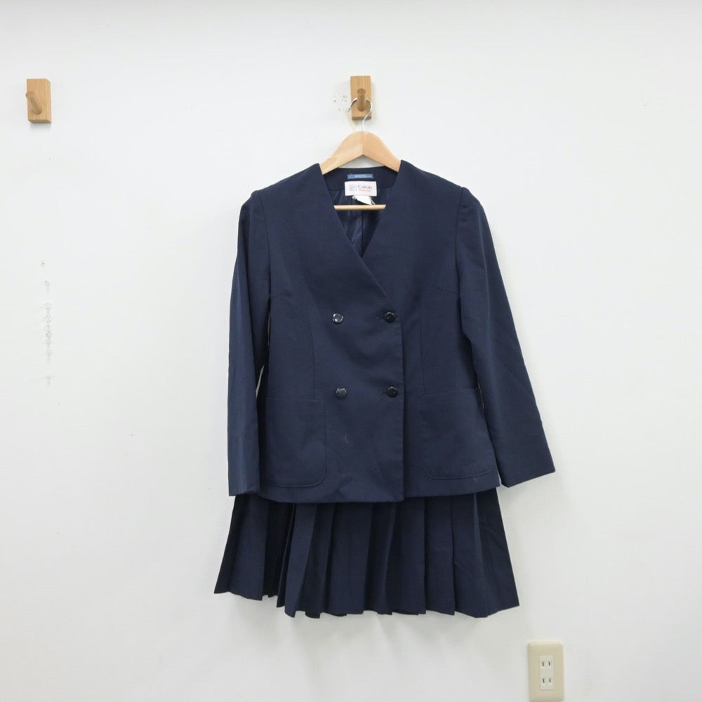 中古】高知県 佐川中学校 女子制服 2点 (セーラー服・スカート
