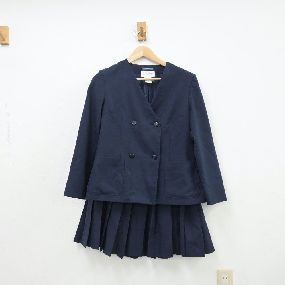 【中古】埼玉県 春里中学校 女子制服 3点（ブレザー・ベスト・スカート）sf013341