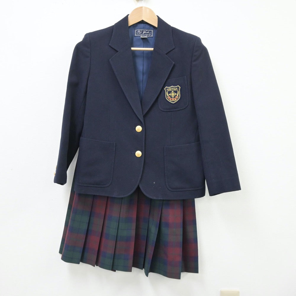 【中古】青森県 弘前市立東中学校 女子制服 2点（ブレザー・スカート）sf013394