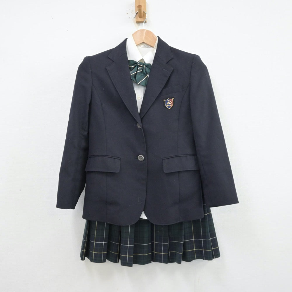 I317/Y(中古)山形県 左沢高校 女子制服5点 /指定品/165A/L/M/W75