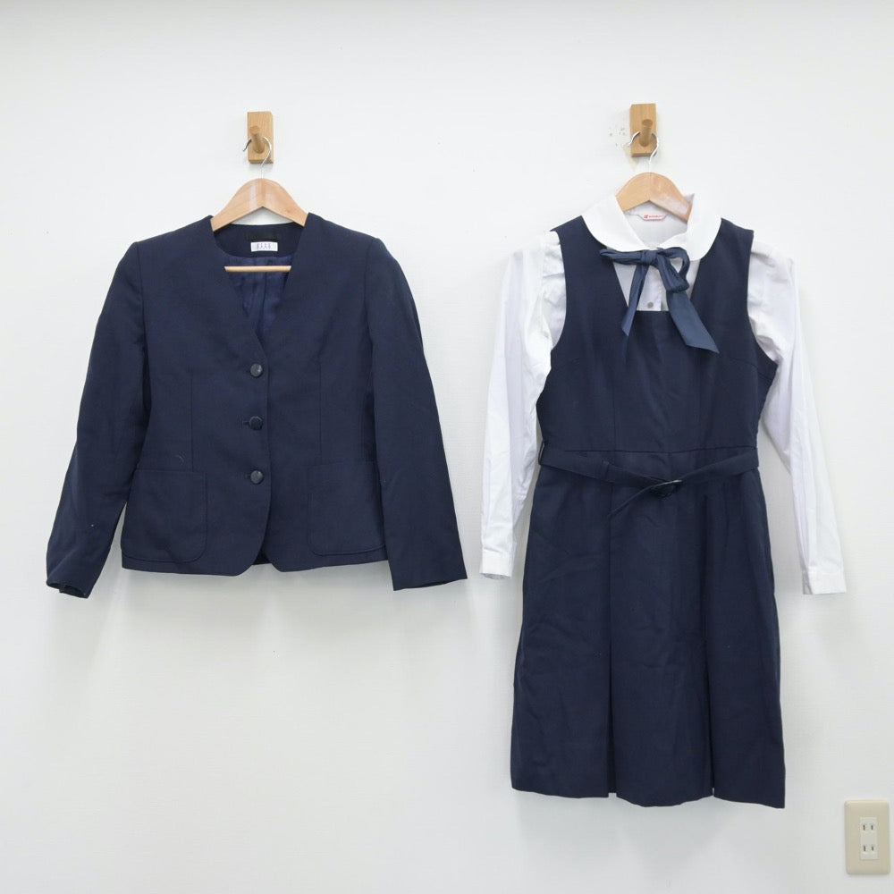 中古制服】島根県 島根大学附属中学校 女子制服 4点（ブレザー・シャツ・ジャンパースカート）sf013653【リサイクル学生服】 | 中古制服 通販パレイド