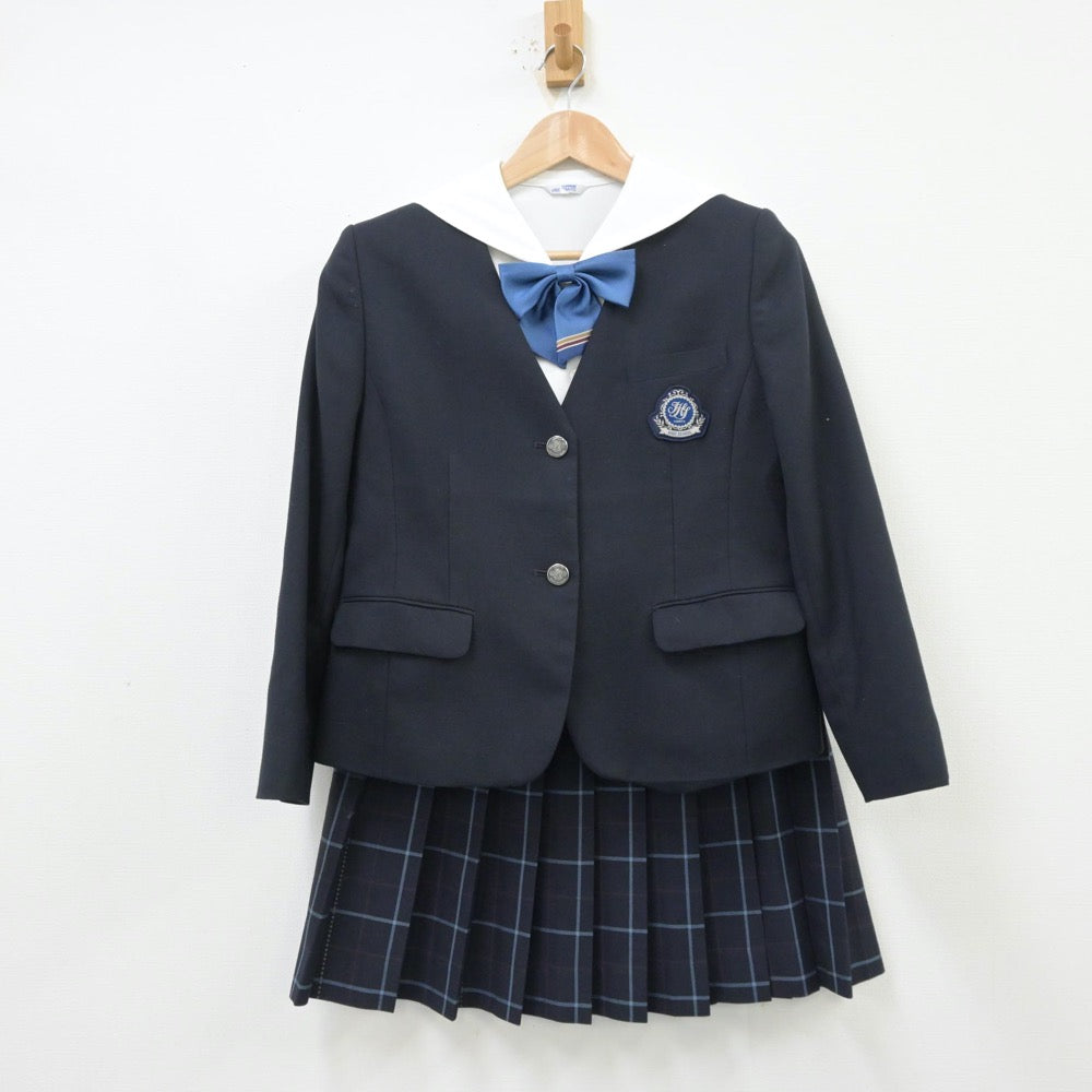 【中古】岐阜県 私立冨田学園 女子制服 6点（ブレザー・シャツ・シャツ・スカート）sf013822