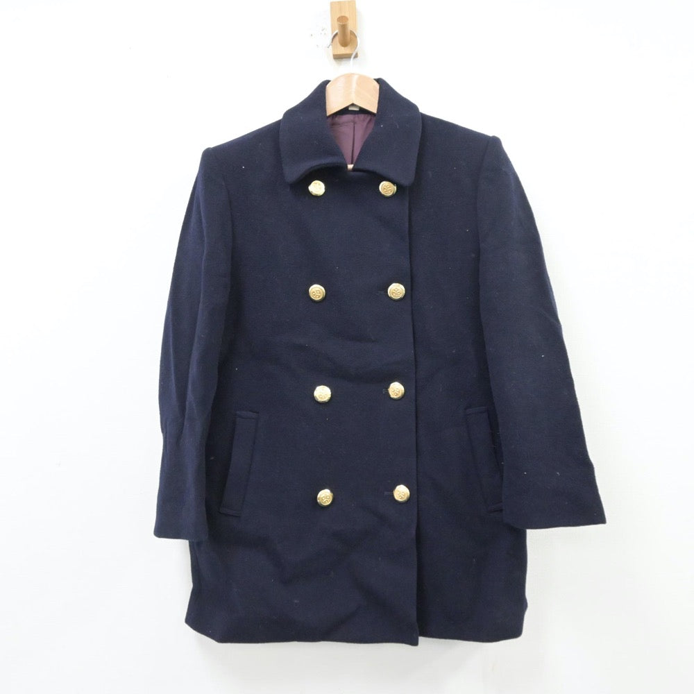 【中古】大阪府 金蘭会高等学校 女子制服 1点（コート）sf013833