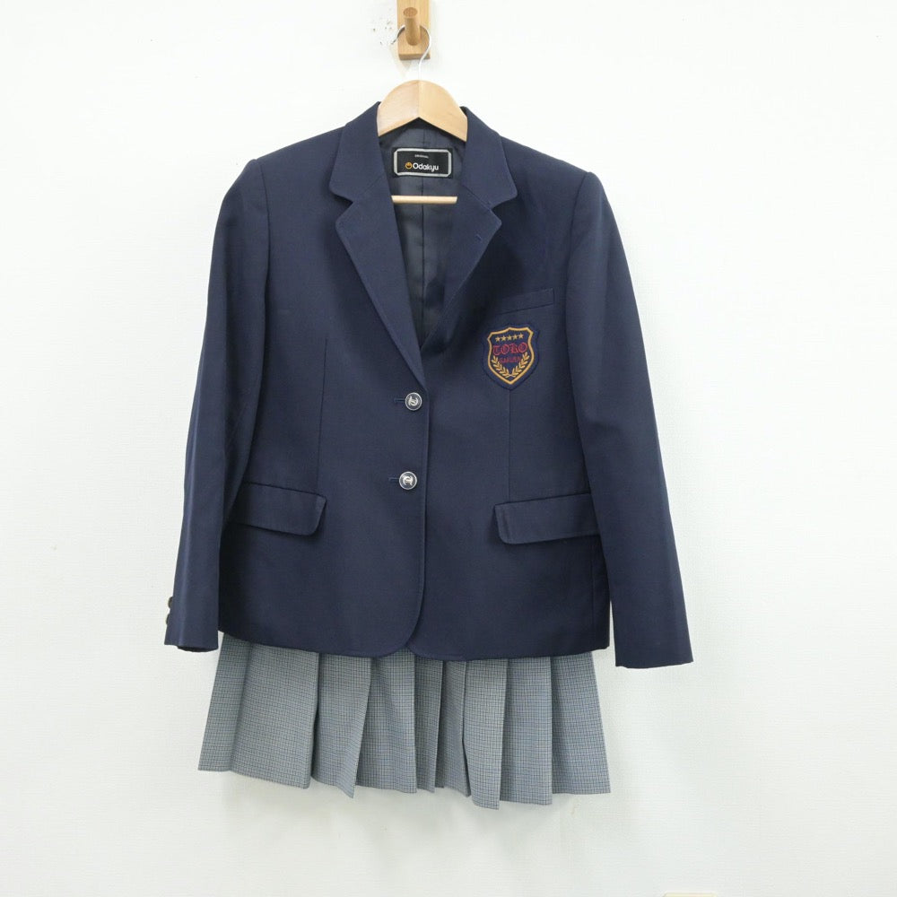 中古】東京都 科学技術高等学校 女子制服 4点 (ブレザー・シャツ
