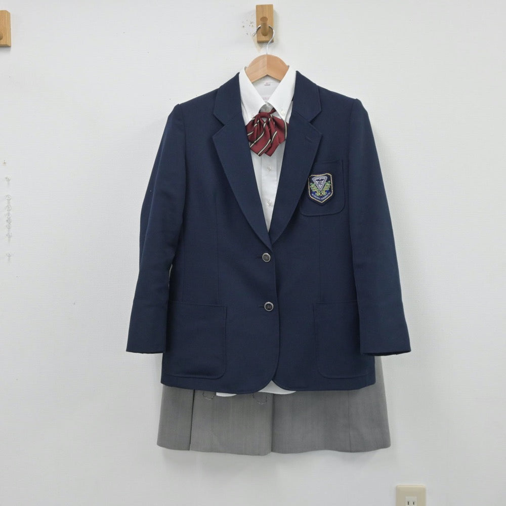 中古制服】青森県 黒石商業高等学校 女子制服 4点（ブレザー・シャツ・スカート）sf014121【リサイクル学生服】 | 中古制服通販パレイド