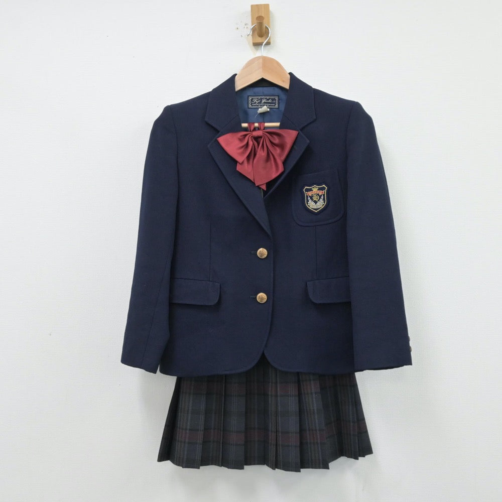 【中古】岐阜県 羽島高等学校 女子制服 3点（ブレザー・スカート）sf014127