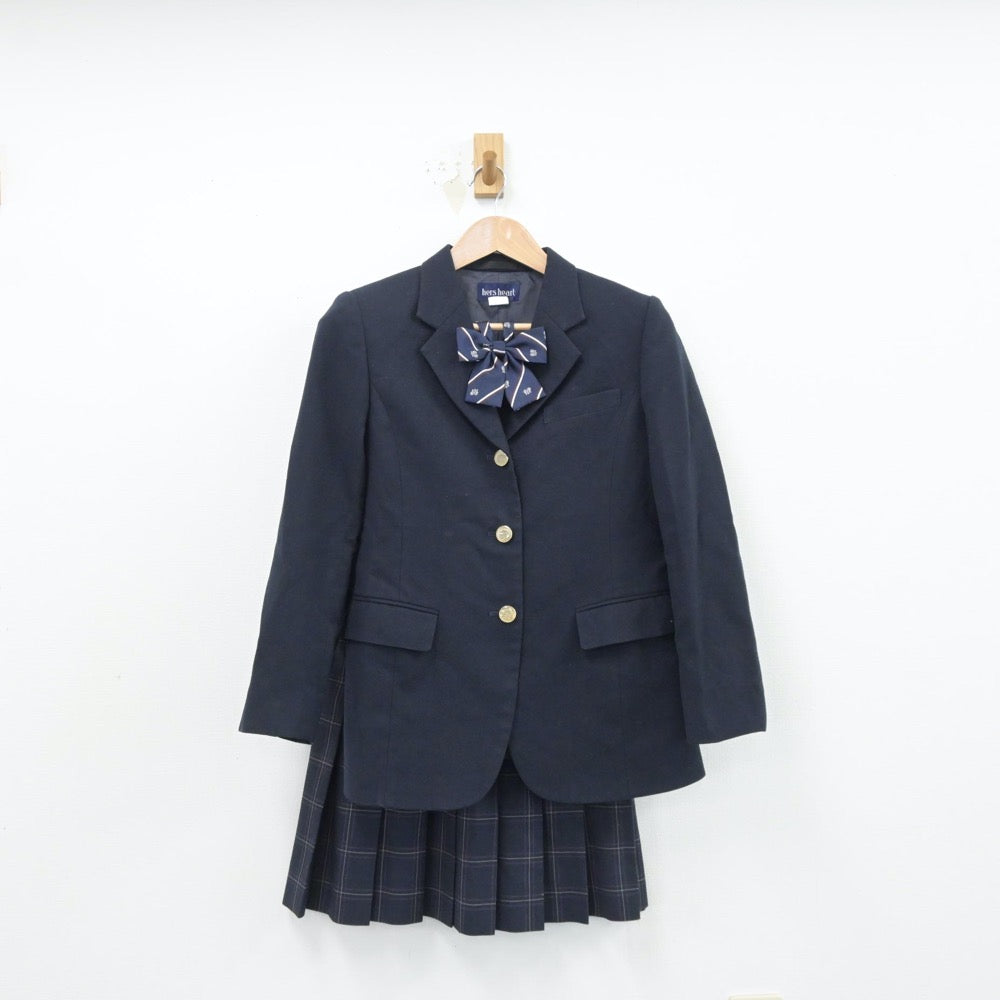 【中古】神奈川県 厚木清南高等学校 女子制服 3点（ブレザー・スカート）sf014398