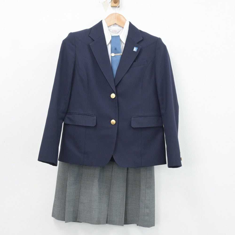 中古制服】大阪府 南高等学校 女子制服 6点（ブレザー・シャツ・ニット・スカート）sf014466【リサイクル学生服】 | 中古制服通販パレイド